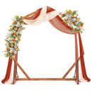 Wooden Wedding Arch Solid Wood Arbor Backdrop Stand for Wedding Ceremony by LJGDeals