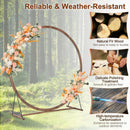Wooden Wedding Arch Solid Wood Arbor Backdrop Stand for Wedding Ceremony by LJGDeals