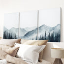 Watercolor Mountain Landscape Wall Art Posters by Wall Art Set