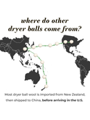 Jumbo Wool Dryer Balls ( 3 pack )