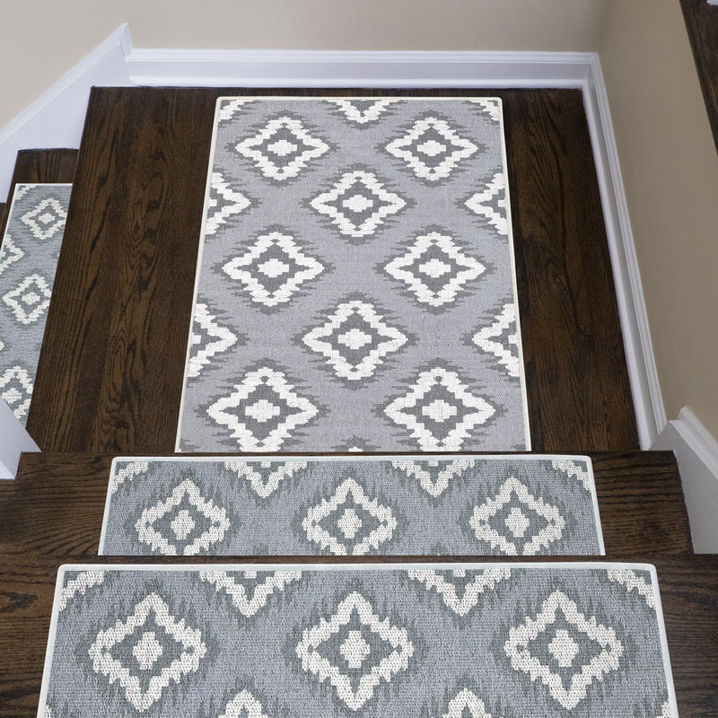 Sussexhome Tetra Multi Collection 2 x 3 Foot Heavy Duty Low Pile  Landing Rug Runner