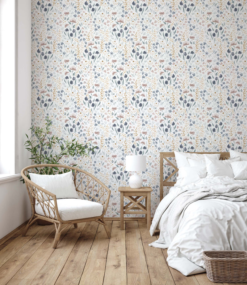 Wysteria Wallpaper by Melissa Johnson Design