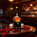 Football Decanter with 2 Whiskey & Wine Glasses & Chillers