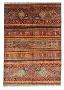 Khorjin (6'01"x8'07") blue/mulitcolor