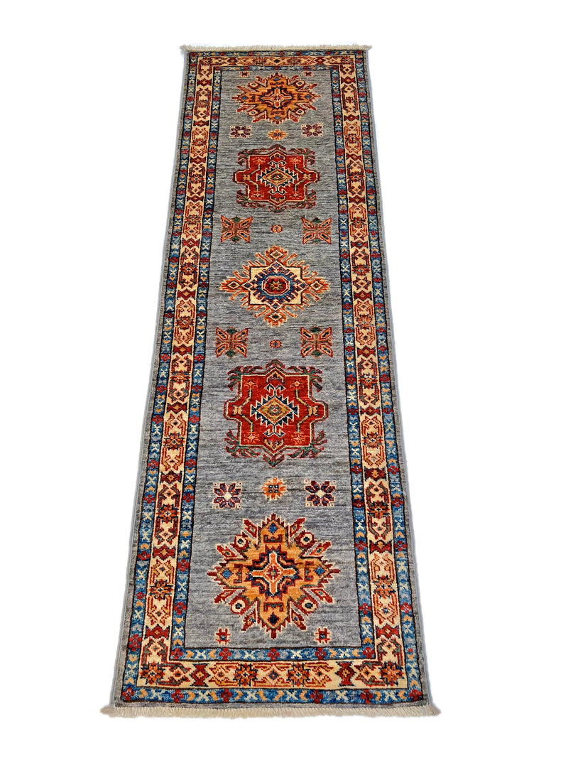 Super Kazak (1'11"x6'02") gray/multicolor, photo 2 of 10