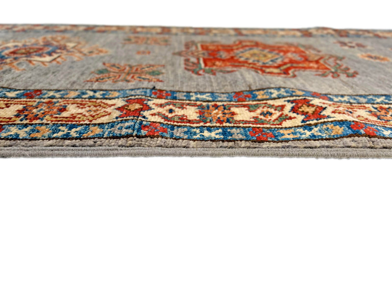 Super Kazak (1'11"x6'02") gray/multicolor, photo 6 of 10
