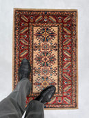 Super Kazak (1'11"x3'00") adobe/red