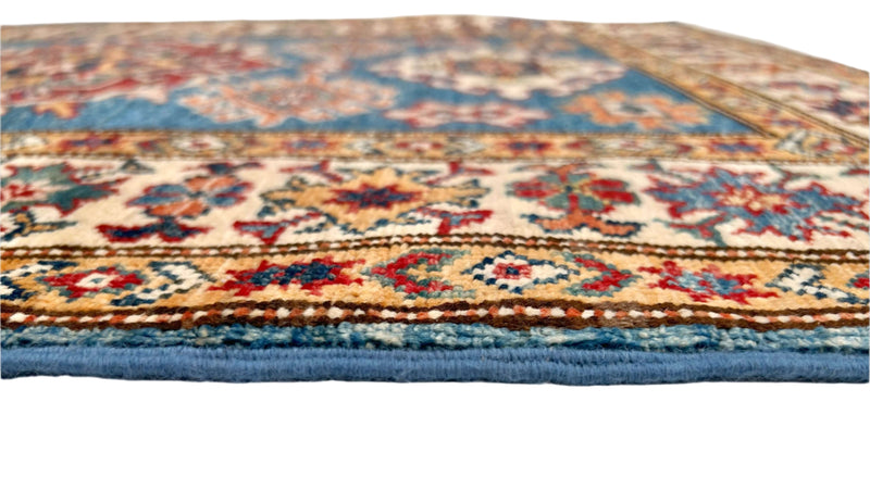 Super Kazak (2'11"x4'00") denim blue/ivory, photo 5 of 6
