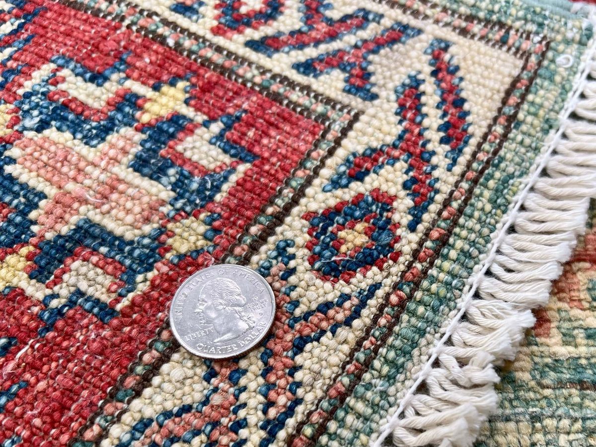 Super Kazak (3'00"x4'00") green/red, photo 5 of 6
