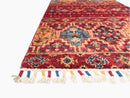 Afghan Khorjin (2'00"x3'04") red/multicolor