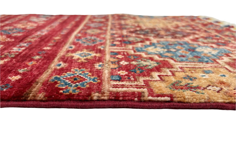 Afghan Khorjin (2'00"x3'04") red/multicolor, photo 3 of 6