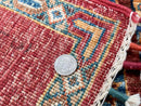Afghan Shawl (2'09"x4'03") red/multicolor