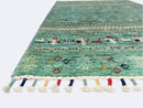 Afghan Gabbeh (2'07"x3'10") light green