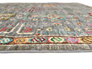 Afghan Khorjin (3'04"x5'00") gray/pastel