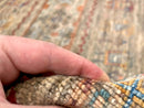 Afghan Khorjin (3'02"x4'08") camel/multicolor