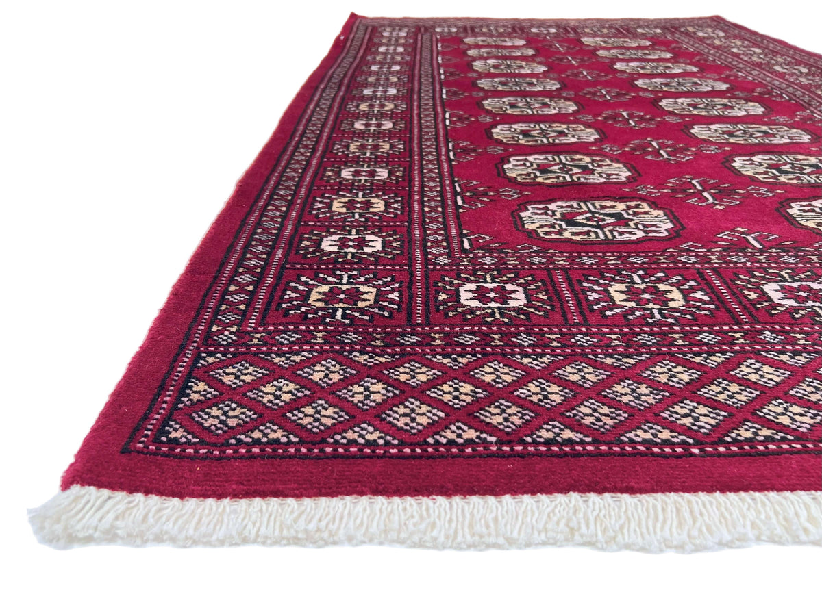 Mori Bokhara (3'01"x4'11") dk.red, photo 2 of 6