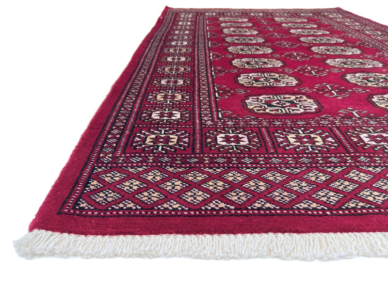 Mori Bokhara (3'01"x4'11") dk.red, photo 2 of 6