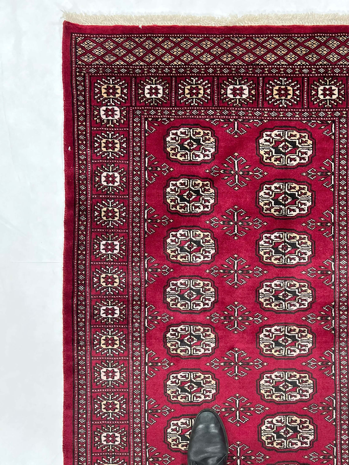 Mori Bokhara (3'01"x4'11") dk.red, photo 6 of 6