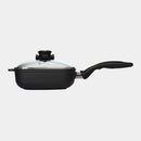XD Nonstick Square Saute Pan with Glass Lid