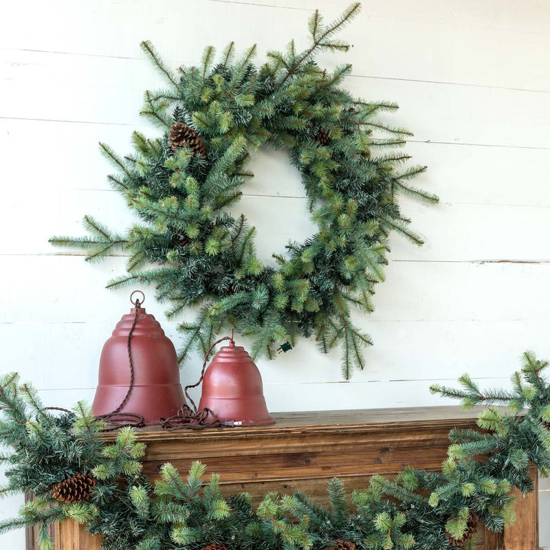 Lovecup Blue Spruce Wreath with LED Lights L011