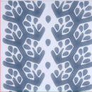 Snow White, Grey Glossy Cecil Stripe Ceramic Tile
