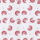 Snow White, Fire Engine Glossy Desmond Ceramic Tile