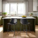 Xuma Urban Industrial Faux Leather Seating Collection (Dining Chair or Counter Stool), Set of 2