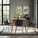 Xuma Urban Industrial Faux Leather Seating Collection (Dining Chair or Counter Stool), Set of 2