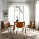 Xuma Urban Industrial Faux Leather Seating Collection (Dining Chair or Counter Stool), Set of 2