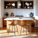 Xuma Urban Industrial Faux Leather Seating Collection (Dining Chair or Counter Stool), Set of 2