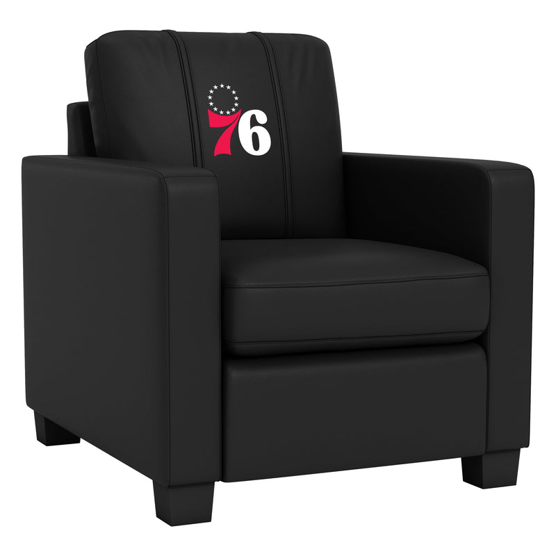 Dyno Stationary Club Chair with Philadelphia 76ers Secondary