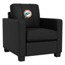 Dyno Stationary Club Chair with  Miami Dolphins Alternate Logo