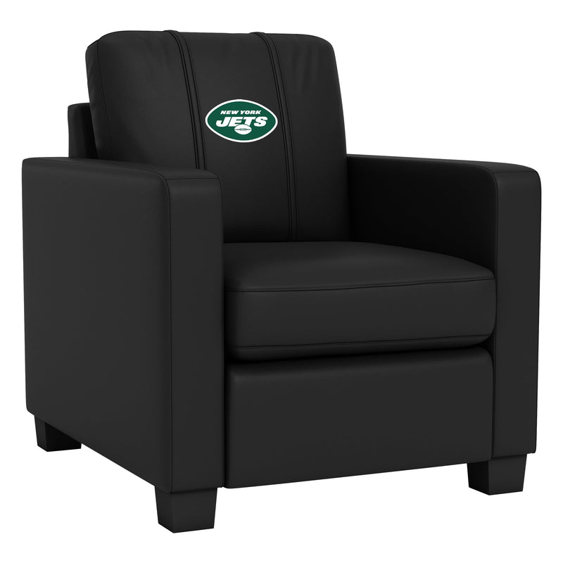 Dyno Stationary Club Chair with  New York Jets Primary Logo