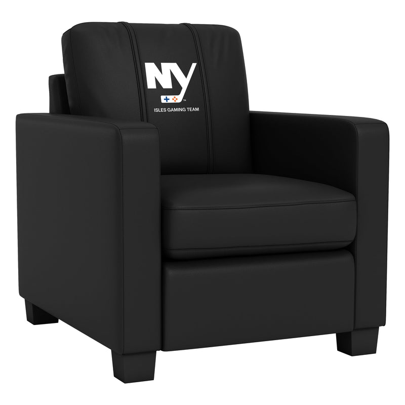 Dyno Stationary Club Chair with Isles Gaming Team with Text Logo