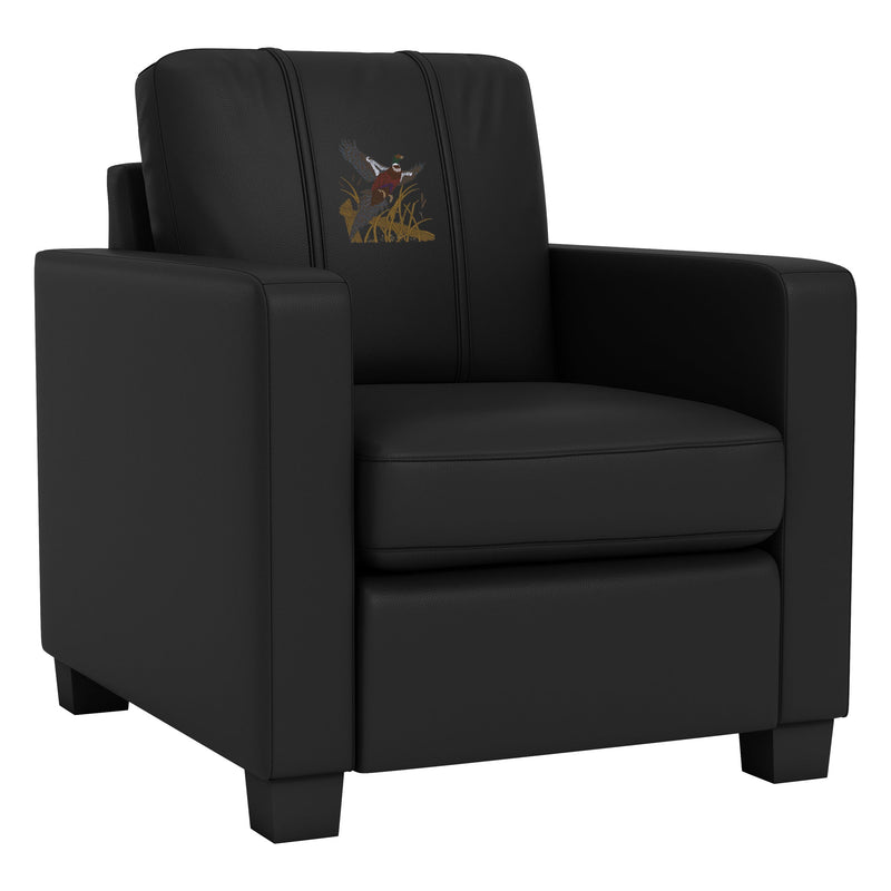 Dyno Stationary Club Chair with Pheasant Flushing Logo Panel