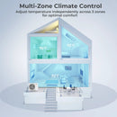 3 Zone Mini Split Air Conditioner 27000 BTU Concealed Ducted by LJGDeals