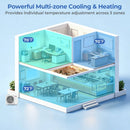 X-Pro 27000 BTU 3 Zone 24 SEER2 Ceiling Cassette Mini Split AC by DirectDeals