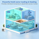 X-Pro 35000 BTU 4 Zone 22.5 SEER2 Ceiling Cassette Mini Split AC by LJGDeals