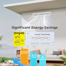 X-Pro 35000 BTU 4 Zone 22.5 SEER2 Concealed Ducted Mini Split by DirectDeals