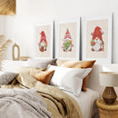 Christmas Gnomes Kids Room Decor Wall Art Set by Wall Art Set