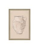 Vase Drawing Sepia