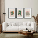 Pink Green Matisse Abstract Wall Prints Set by Wall Art Set