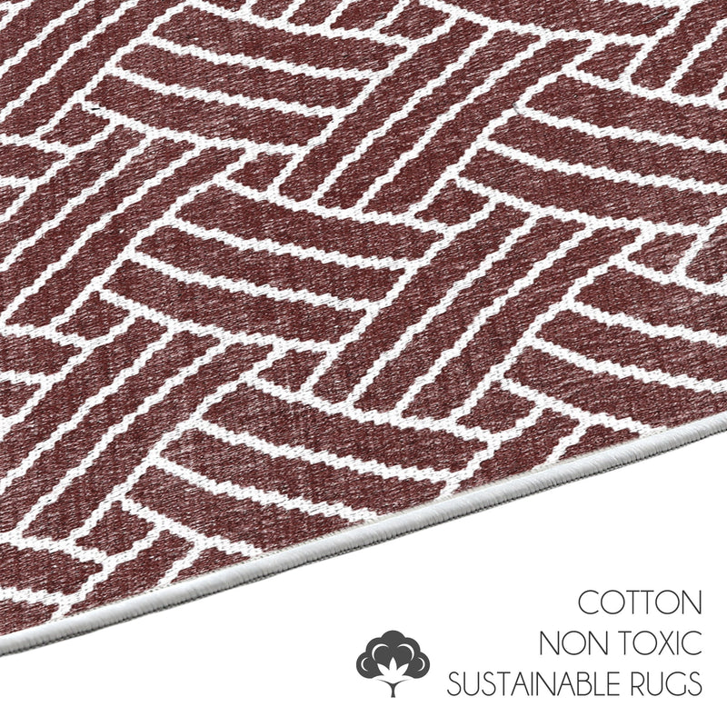 Sussexhome Sisal Collection 2 x 3 Foot Heavy Duty Low Pile Landing Rug Runner - Ultra