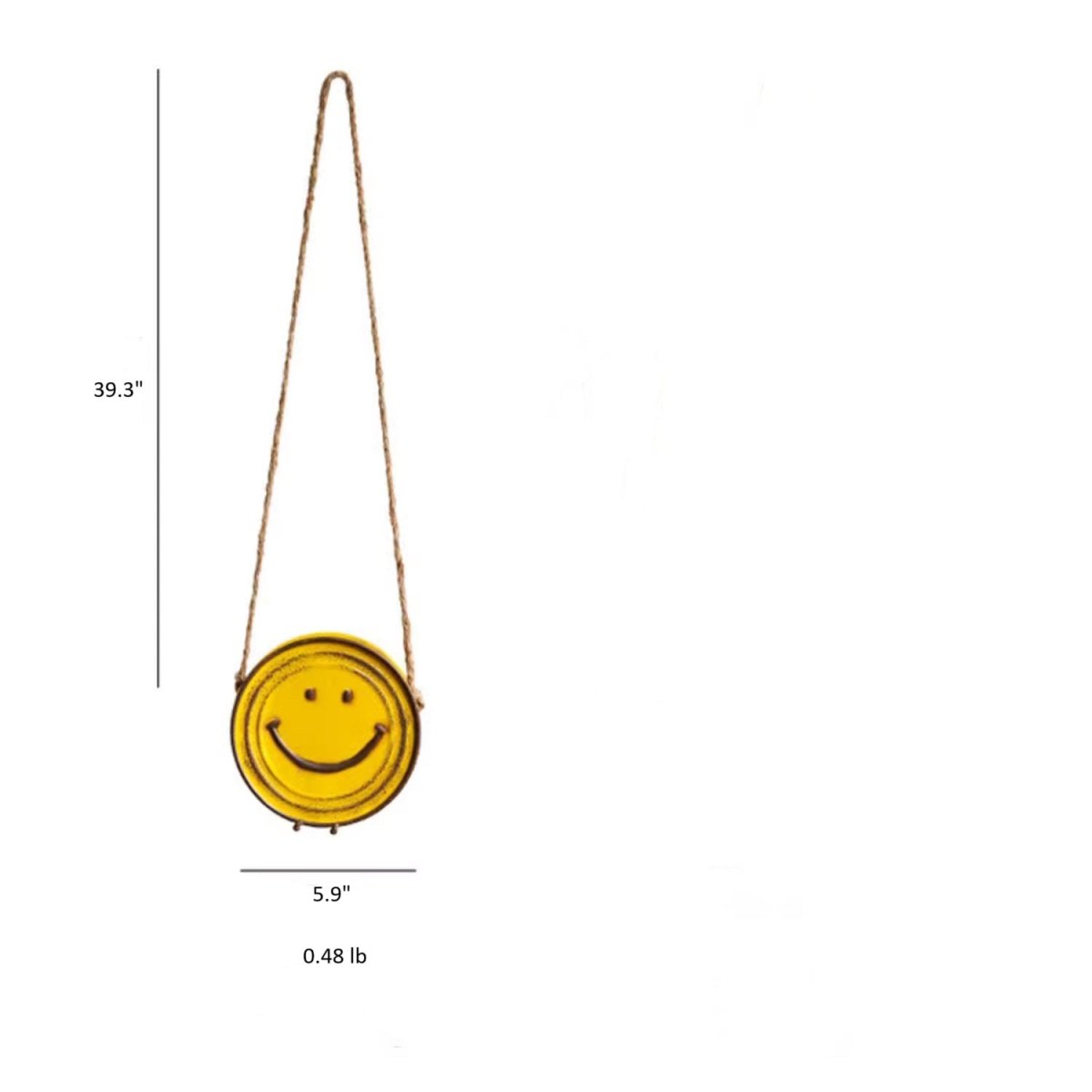 Happy Face Hanging Planter, photo 10 of 10
