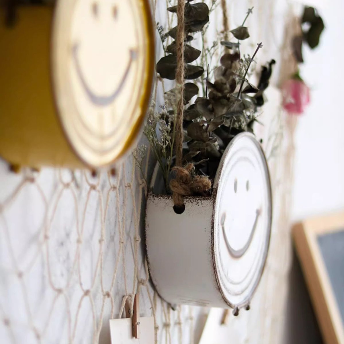 Happy Face Hanging Planter, photo 2 of 10