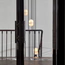 Alabaster Capsule Shaped Oval Pendant Lamp