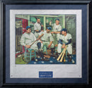 New York Yankees Dream Scene Framed and Matted Lithograph Artwork Print by Artist Jamie Cooper by Dynasty Sports & Framing