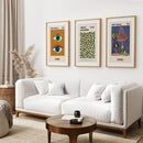 Yayoi Kusama Exhibition Wall Art Set of 3 Prints by Wall Art Set