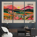 Yayoi Kusama Landscape Wall Art Canvas Print – Vibrant