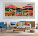 Yayoi Kusama Landscape Wall Art Canvas Print – Vibrant